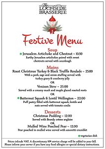 View or Download our Menu here