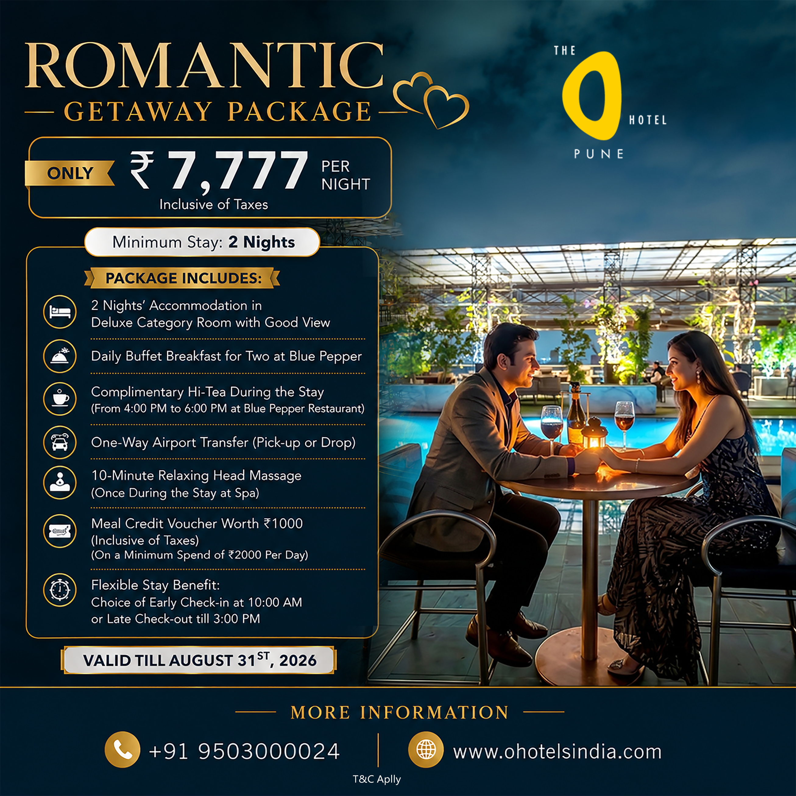 Honeymoon package Offers